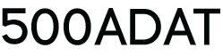 500ADAT Logo Black Horizontal