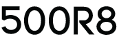 500R8 Logo_Black_Horizontal