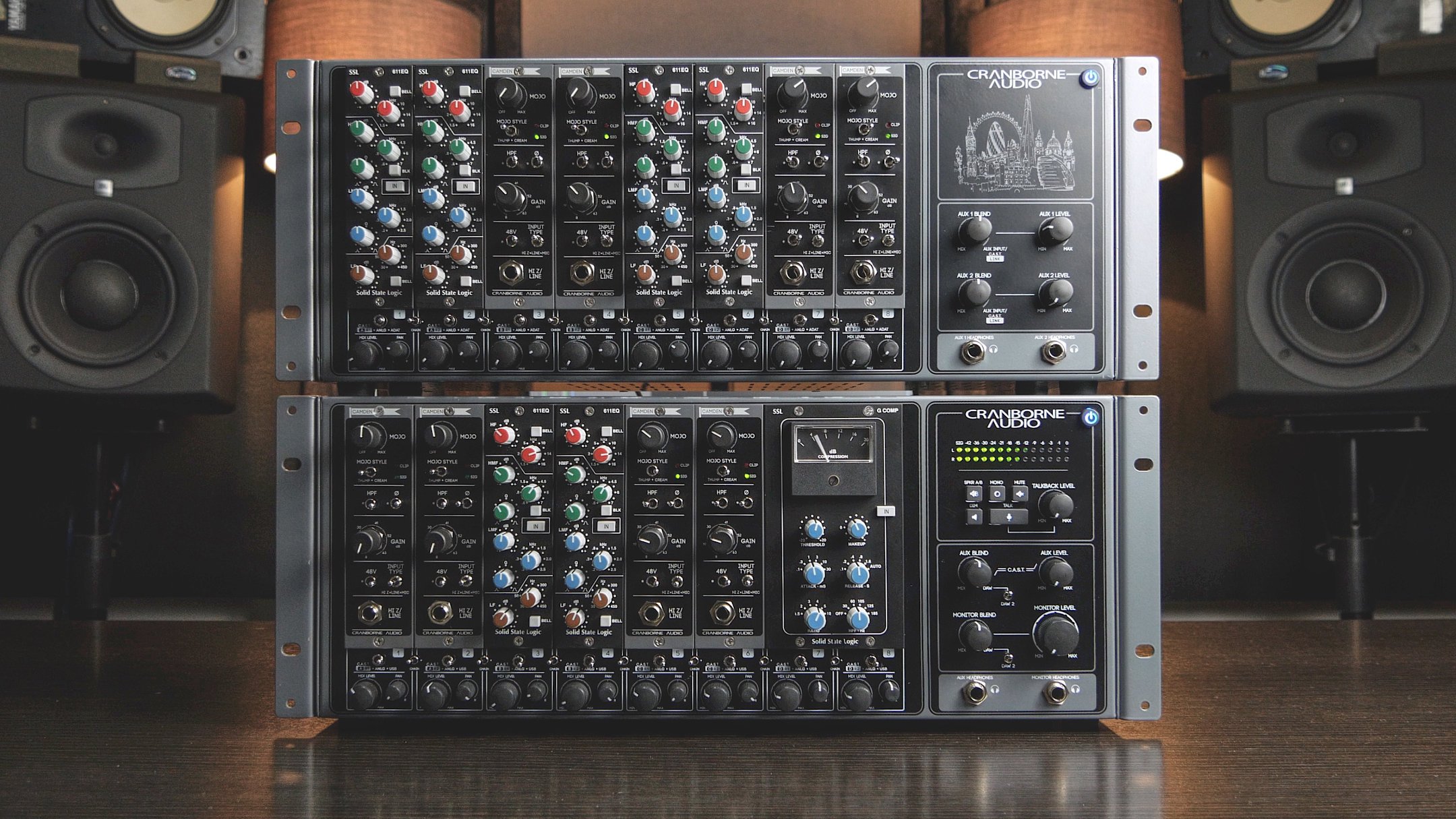500ADAT ADAT expander, summing mixer, & 500 series rack